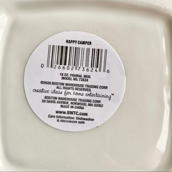 1 LEFT! ☮️ Hippy Happy Camper Ceramic Mug ☮️ - Picture 7 of 8